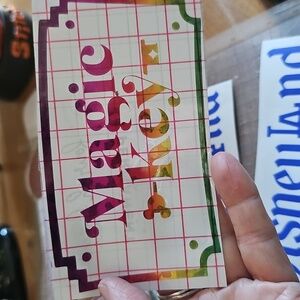 Disneyland LA And magic Key Vinal Car Window Sticker